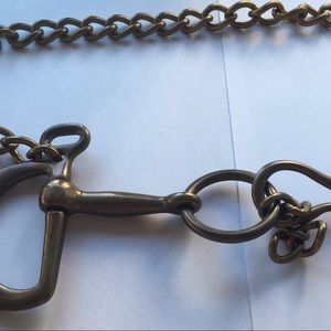 Ralph Lauren Solid brass chain belt “equestrian“ feel